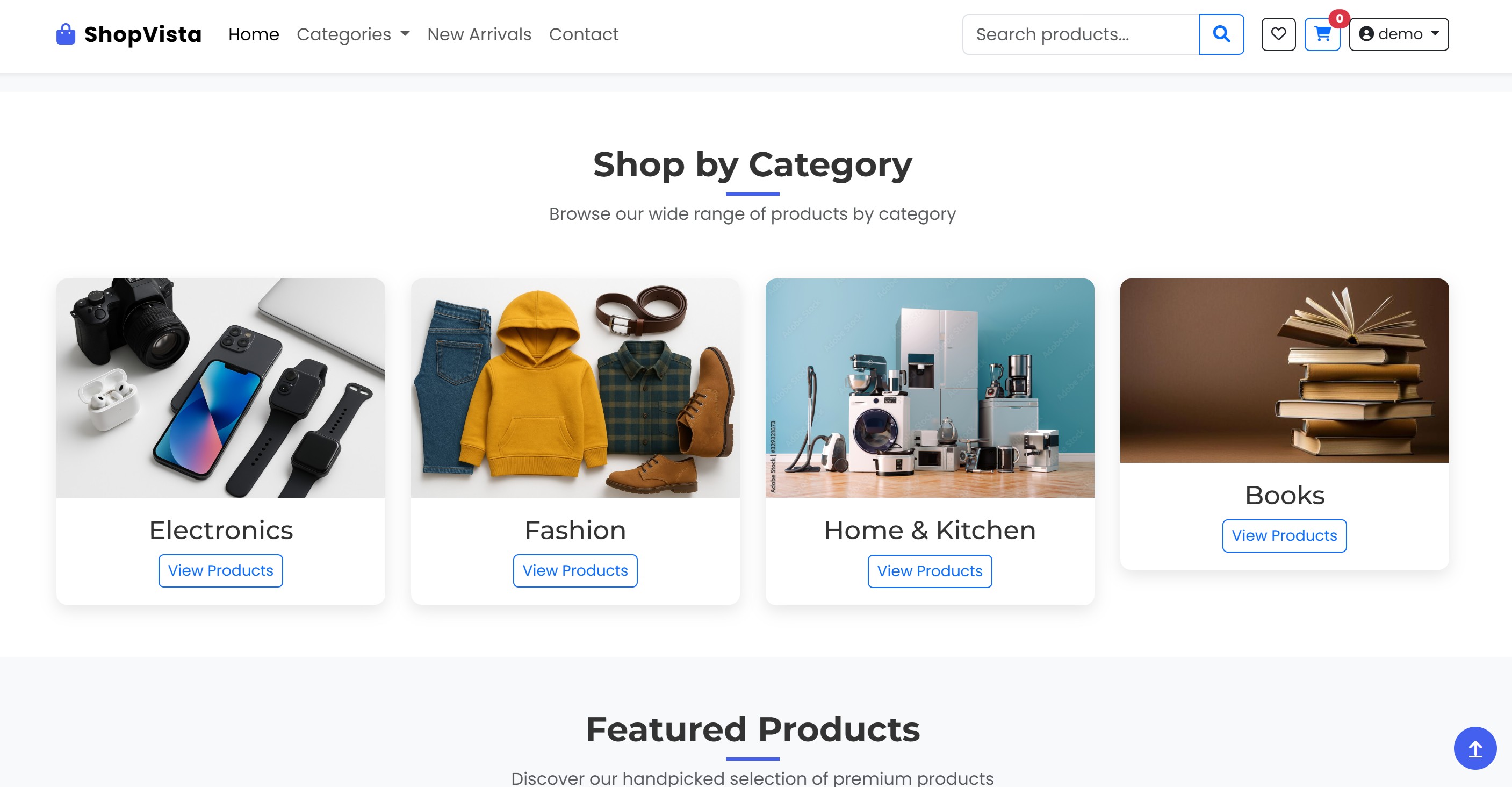 ShopVista E-commerce